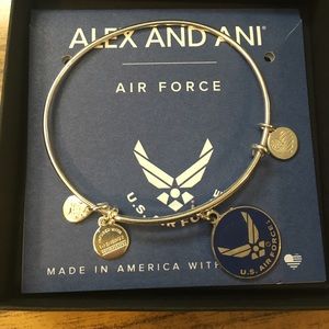 Alex & ani Air Force bracelet